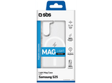 SBS Light Mag Cover Étui de téléphone pour Samsung Galaxy S25 Transparent