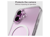 SBS Light Mag Étui de téléphone pour Apple iPhone 16 Transparent
