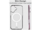 SBS Light Mag Étui de téléphone pour Apple iPhone 16 Transparent