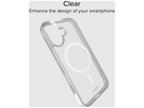SBS Light Mag Étui de téléphone pour Apple iPhone 16 Transparent