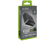 Charger l&#39;image dans la galerie, Batterie externe dans une boîte. La boîte affiche la batterie, texte et icônes.
