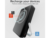 SBS Powerbank 1xUSB-C 10000mAh 15W Magsafe LCD Stand Black