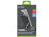 SBS Powerbank 1xUSB-C 10000mAh 15W Magsafe LCD Stand Black