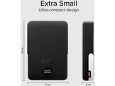 SBS Powerbank 1xUSB-C 10000mAh 15W Magsafe LCD Stand Black