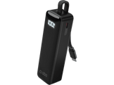 SBS Powerbank 1xUSB-C & int. USB-C 5000mAh 10W LCD Black