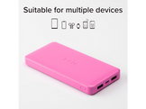 SBS Powerbank 2xUSB-A & 1xUSB-C 10000mAh 10W Pink