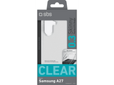 SBS Skinny Cover Étui de téléphone pour Samsung Galaxy A27 Transparent