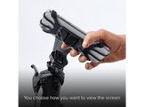 SBS Support de téléphone portable rotatif à 360° pour vélos et scooters Noir