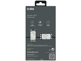 SBS Support de téléphone portable rotatif à 360° pour vélos et scooters Noir