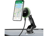 SBS Support et chargeur smartphone pour voiture Télescopique Ventouse Magsafe 15W Noir (TESUPMAGEXTWIR15W)