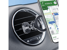 Charger l&#39;image dans la galerie, SBS Support smartphone pour voiture Magsafe Vent Noir (TESUPMAGRING)
