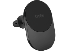 Charger l&#39;image dans la galerie, Support de téléphone de voiture noir. La marque est SBS.
