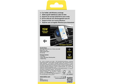 Charger l&#39;image dans la galerie, Emballage du produit montrant le support de voiture avec recharge sans fil.
