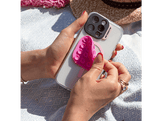 SBS Support ventouse double face en silicone Rose