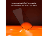 SBS Verre D3O avec applicateur Protecteur d'écran pour Apple iPhone 13/13 Pro/14/16e/17e Transparent