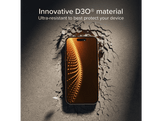 SBS Verre D3O avec applicateur Protecteur d'écran pour Apple iPhone Air Transparent