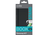 SBS Wallet smooth Étui de téléphone pour Samsung Galaxy A27 Noir