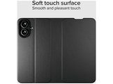 SBS Wallet Stand Case Étui de téléphone pour Apple iPhone 16 Noir