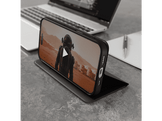 SBS Wallet Stand Case Étui de téléphone pour Apple iPhone 16 Noir