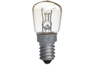 Ampoule avec culot métallique. Ampoule en verre avec filament interne. Fond noir.