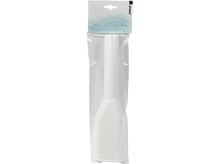 Charger l&#39;image dans la galerie, Emballage plastique transparent avec objet blanc à l&#39;intérieur. Objet tubulaire blanc.
