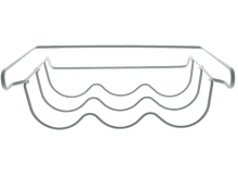 Charger l&#39;image dans la galerie, Image abstraite d&#39;une structure ondulée et superposée, en nuances de gris et de blanc sur fond noir.

