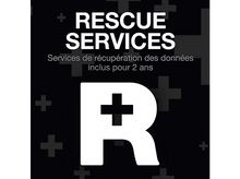 Charger l&#39;image dans la galerie, Logo avec le texte : RESCUE SERVICES, Services de récupération des données inclus pendant 2 ans.

