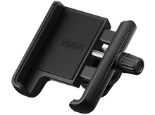 Charger l&#39;image dans la galerie, Support de téléphone noir pour vélo, avec logo Ninebot et fonctionnalités réglables.
