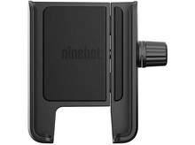 Charger l&#39;image dans la galerie, Support de téléphone Ninebot noir, vue latérale, avec montage réglable.
