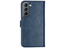 Charger l&#39;image dans la galerie, SELENCIA Flipcover Galaxy S22 Bleu foncé (SH00047216) Flipcover voor Samsung Galaxy S22 Bleu
