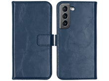 Charger l&#39;image dans la galerie, SELENCIA Flipcover Galaxy S22 Bleu foncé (SH00047216) Flipcover voor Samsung Galaxy S22 Bleu
