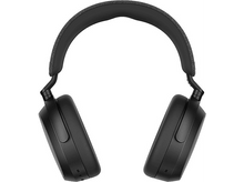 Charger l&#39;image dans la galerie, Casque noir avec serre-tête gris, incliné vers le haut.
