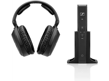 Charger l&#39;image dans la galerie, Casque noir et une base noire. Le casque est au-dessus de la base.
