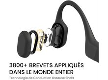 Charger l&#39;image dans la galerie, SHOKZ OpenRun Mini USB-C Casque à conduction osseuse - Noir
