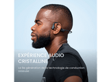 SHOKZ OpenRun Mini USB-C Casque à conduction osseuse - Noir