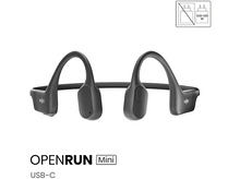 Charger l&#39;image dans la galerie, SHOKZ OpenRun Mini USB-C Casque à conduction osseuse - Noir
