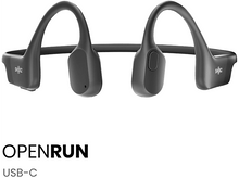 Charger l&#39;image dans la galerie, SHOKZ OpenRun USB-C Casque à conduction osseuse - Noir
