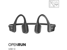 Charger l&#39;image dans la galerie, SHOKZ OpenRun USB-C Casque à conduction osseuse - Noir
