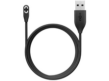 Charger l&#39;image dans la galerie, Câble de chargement USB Shokz noir. Une extrémité est USB, l&#39;autre un connecteur magnétique.

