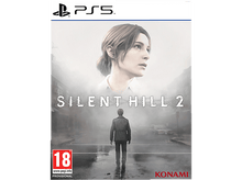 Charger l&#39;image dans la galerie, Une jaquette de jeu PS5 pour Silent Hill 2, avec une femme et un homme dans une rue brumeuse.
