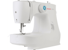 Charger l&#39;image dans la galerie, Une machine à coudre blanche sur fond blanc.
