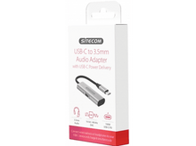 Charger l&#39;image dans la galerie, SITECOM Adaptateur audio 2 x USB-C - 3.5 mm Gris (CN-396)
