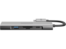 Charger l&#39;image dans la galerie, SITECOM Adaptateur Dual USB-C Multiport Pro (CN-411)
