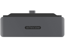 Charger l&#39;image dans la galerie, SITECOM Adaptateur multiport 5-en-1 pour iPad Argenté / Noir (AC-1005)
