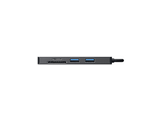 SITECOM Adaptateur multiport 5-en-1 USB-C Argenté / Noir (CN-5501)