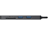 SITECOM Adaptateur multiport 5-en-1 USB-C Argenté / Noir (CN-5501)