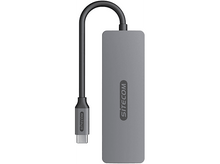 Charger l&#39;image dans la galerie, SITECOM Adaptateur multiport 5-en-1 USB-C Argenté / Noir (CN-5501)
