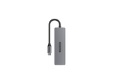 SITECOM Adaptateur multiport 5-en-1 USB-C PD Argenté / Noir (CN-5502)