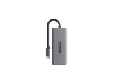SITECOM Adaptateur multiport 6-en-1 USB-C Argenté / Noir (CN-5503)