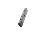 SITECOM Adaptateur multiport 6-en-2 Magsafe Mac Pro 14-16" Argenté / Noir (AC-1002)